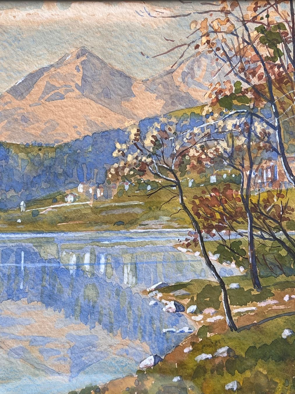 Gemälde: Anton Christoffel St Moritzersee Aquarell – Gebraucht aus Adliswil von buch_und_kunst 2