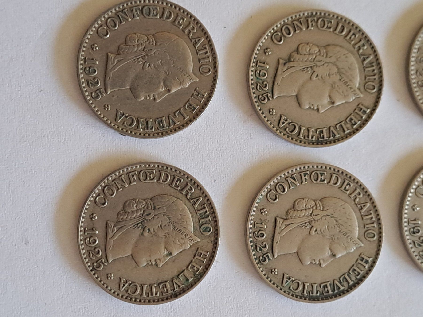 Tutti le monete: 10 Rappen 1925 9 stück – Usato da Bitsch venduto da jajo79076 2
