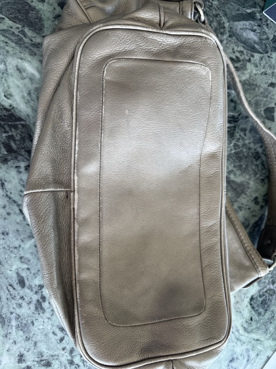 Marc Jacobs Borse da donna: Marc Jacobs metallic soft leather double pocket shoulder bag – Usato da Rüschlikon venduto da del_f9xw 4