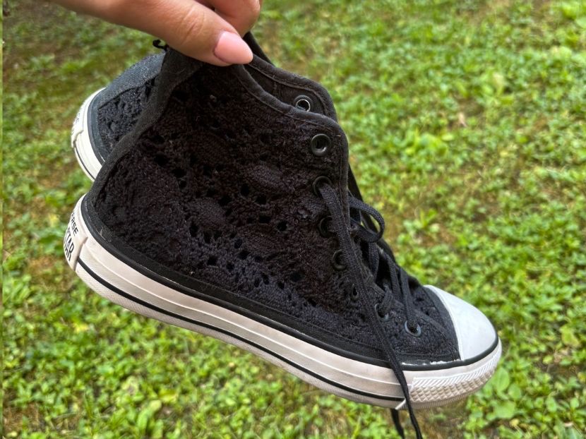 Converse Chaussures femmes: Converse All Star Schwarz Spitze – D'occasion à Minusio par giiaadaaa 2