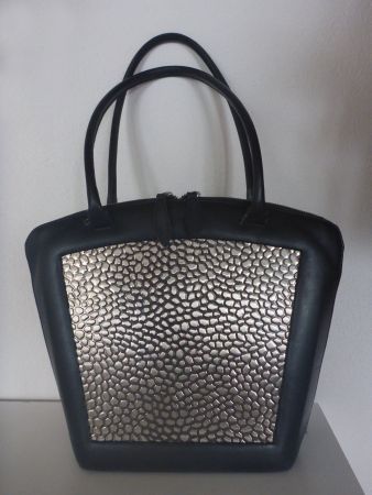 Handtasche Blembal Leder/Metall