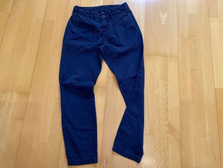 Pantalon chino bleu marine BENETTON t. 34