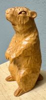 Murmeltiere Murmeltier Holz geschnitzt 8 cm