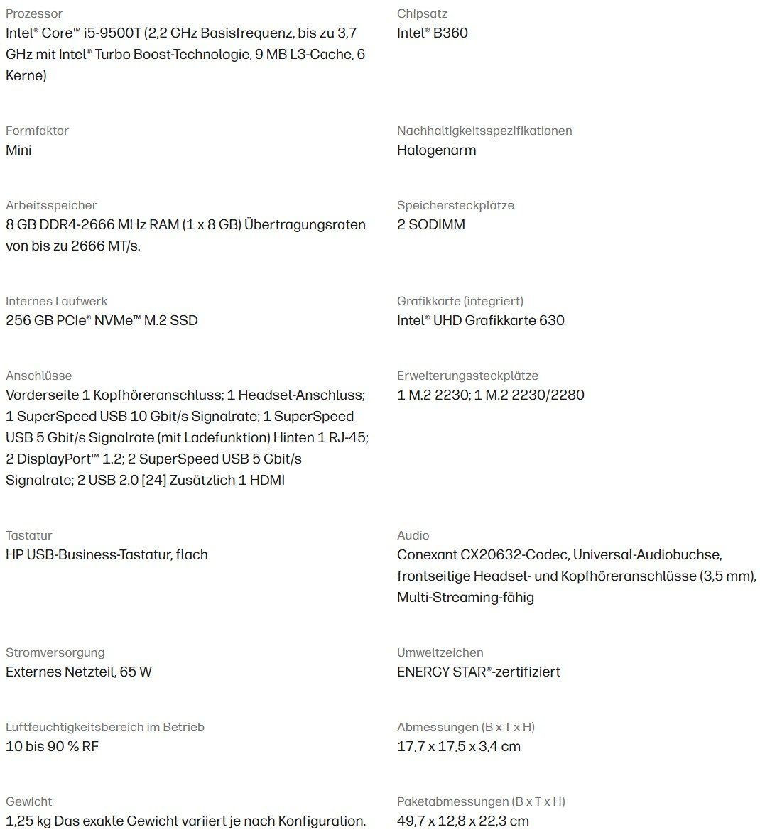 Hewlett Packard PCs: HP ProDesk 400 G5 Desktop Mini PC – Gebraucht aus Rapperswil SG von rastawarrior 5