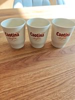 3 Caotina Surfin Becher, Tassen, Schoggi Becher, Vintage