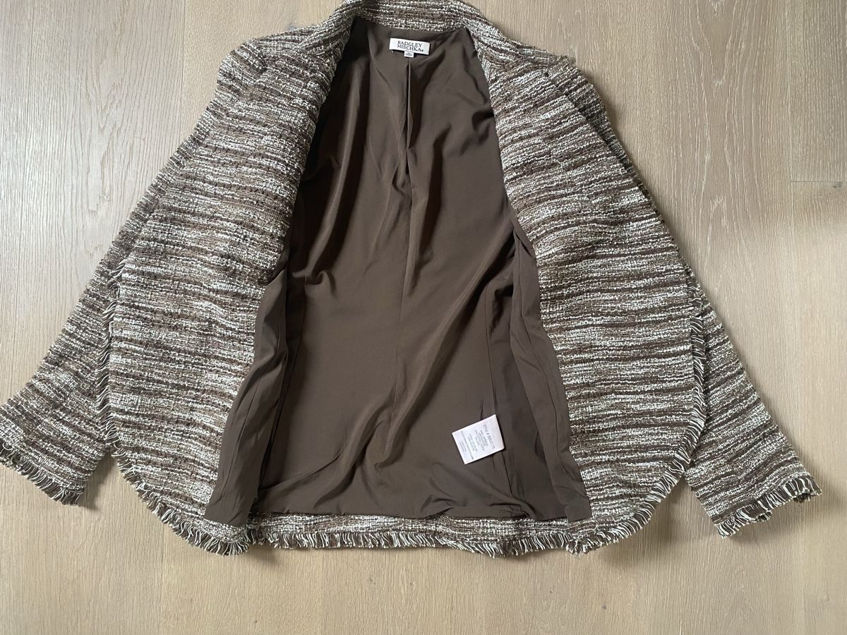 Jacken: Brauner Blazer, Gr. XS, Tweed-Optik – Gebraucht aus Winkel von Flyhy2020 3