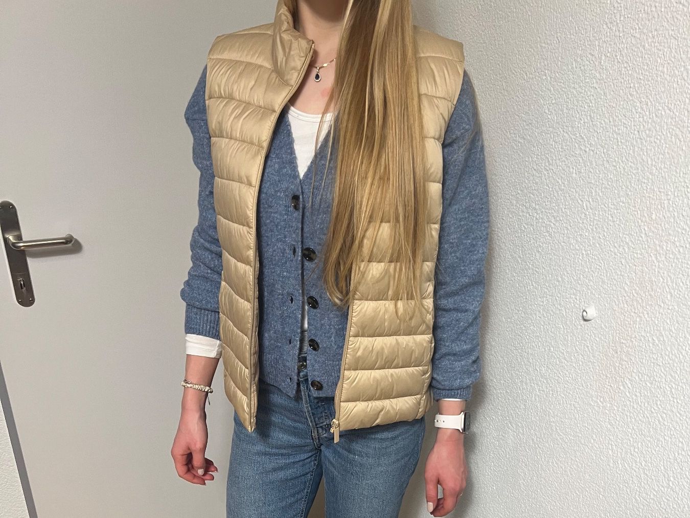 C&A Gilet & Giacche senza maniche: Gilet beige C&A, size S – Usato da Tuggen venduto da Tantas