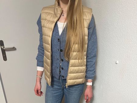 Gilet beige C&A, size S