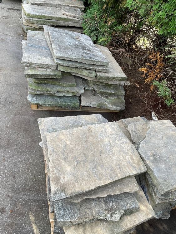 Naturstein, Trittstein, Platten, Steinplatte, Garten, Grau Kaufen auf