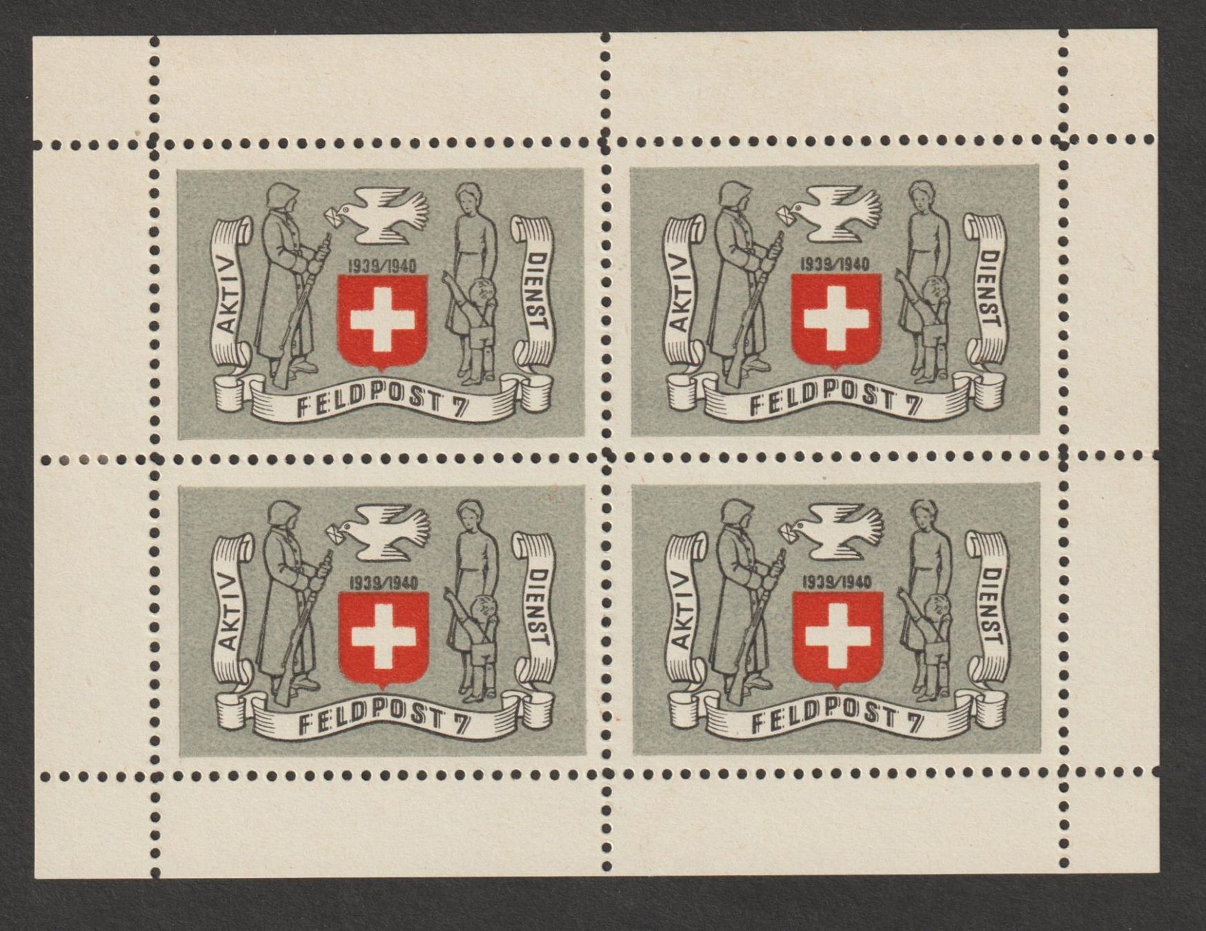 Tutti i francobolli: Feldpost Nr. 6/3 * – Usato da Siebnen venduto da Fstaehli