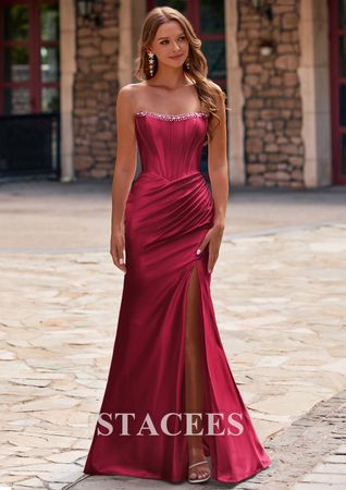 Robe de gala Stacees - Galakleid bordeaux 36