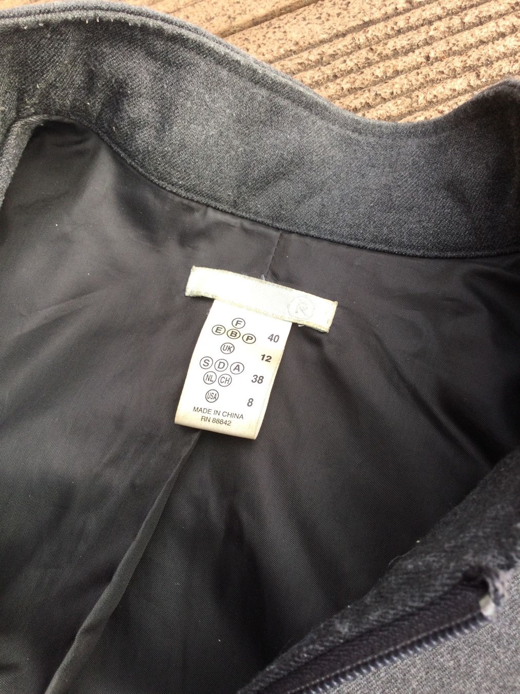 La Redoute Vestes: Veste grise LA REDOUTE, taille CH38, 64% polyester – D'occasion à Agiez par chouchanelle 7