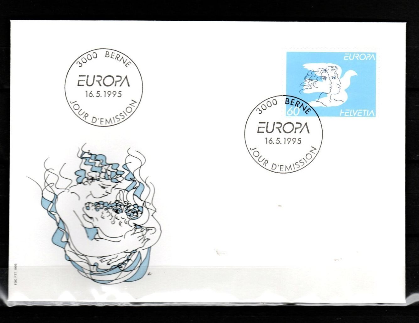 Alle Briefmarken: 1995 - Europamarken / Frieden – Gebraucht aus Schaffhausen von poststamp