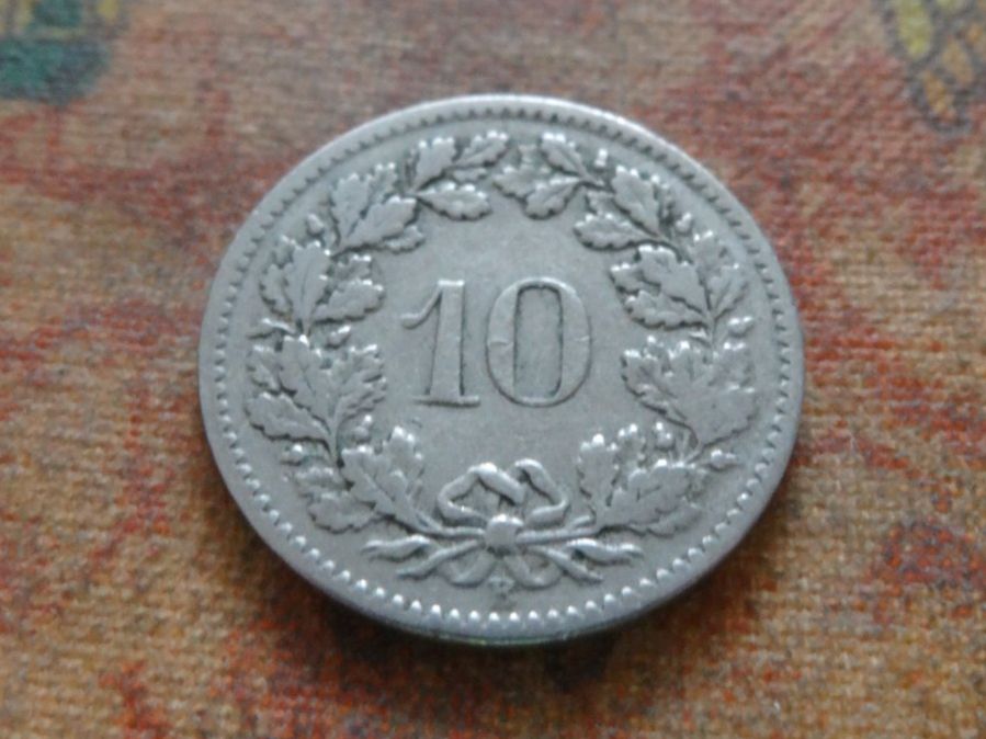 Tutti le monete: 10 Rp. 1902  (A) – Usato da Romanel-sur-Lausanne venduto da Swift13 1