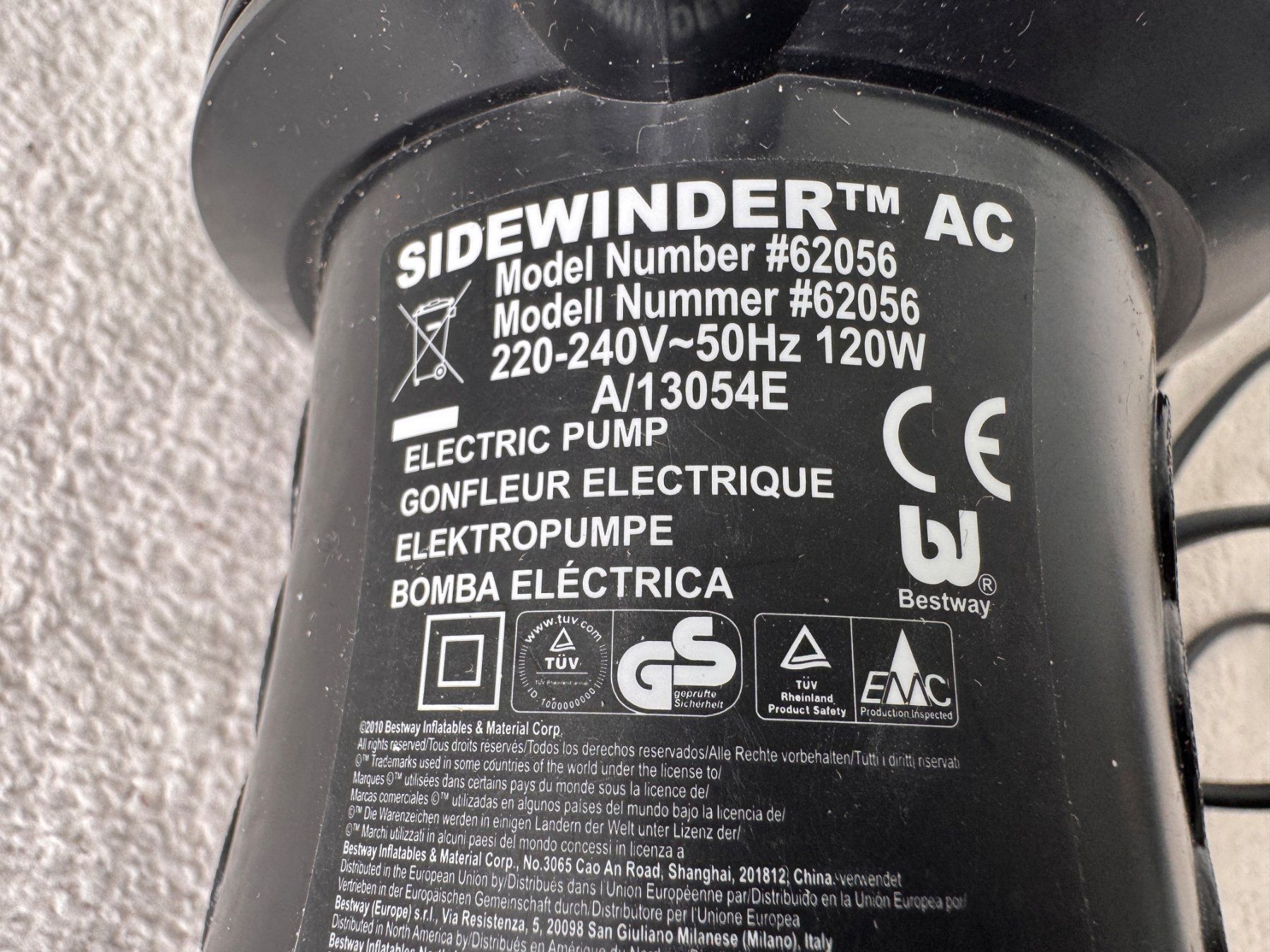 Pompe & Parti di ricambio: Luftpumpe elektrisch 220v steckdose Sidewinder – Nuovo (secondo la descrizione) da Zürich venduto da Malco0 2