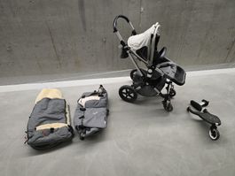 Bugaboo Cameleon 3 complet — gris chiné +capote été crème