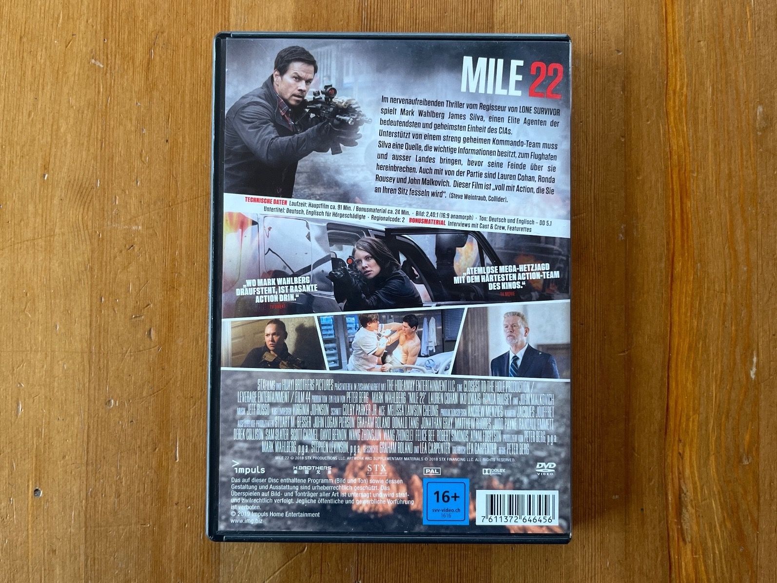 Tous les DVDs: MILE 22 – D'occasion à Stein am Rhein par Karisma78 1
