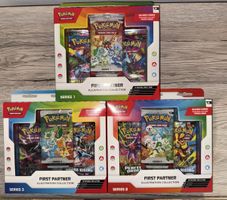 Pokémon First Partner Series 1/2/3 Set OVP/Sealed (EN)🇬🇧