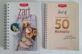2 Betty Bossi "zart gegart" und "beliebtesten 50 Rezepte"