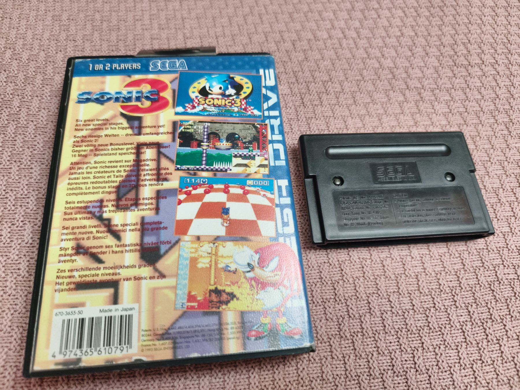 Sonic Spiele: Sega Mega Drive Sonic 3 Spiel – Gebraucht aus Ringgenberg BE von Tantal15125 1