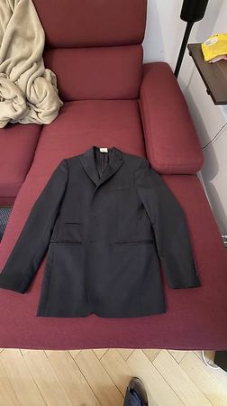 Boggi Milano Herren-Sakko, schwarz, Grösse ca. 46/48