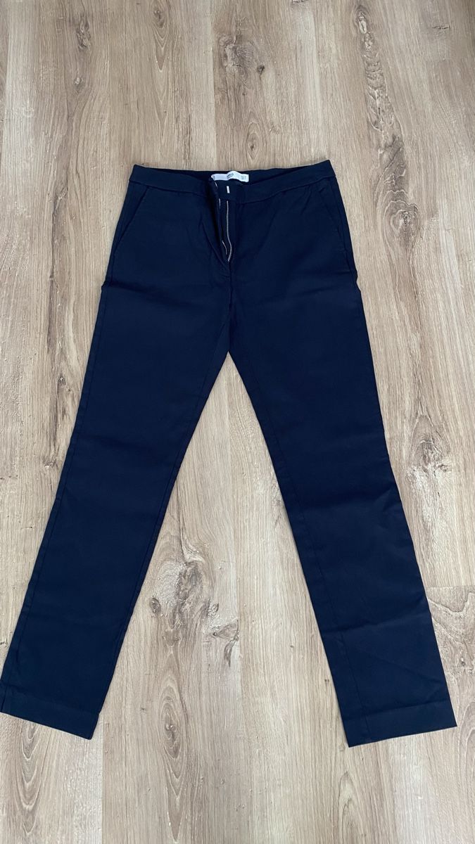 Mango Pantaloni: Blaue Mango Hose 40 – Usato da Magden venduto da Gondwina