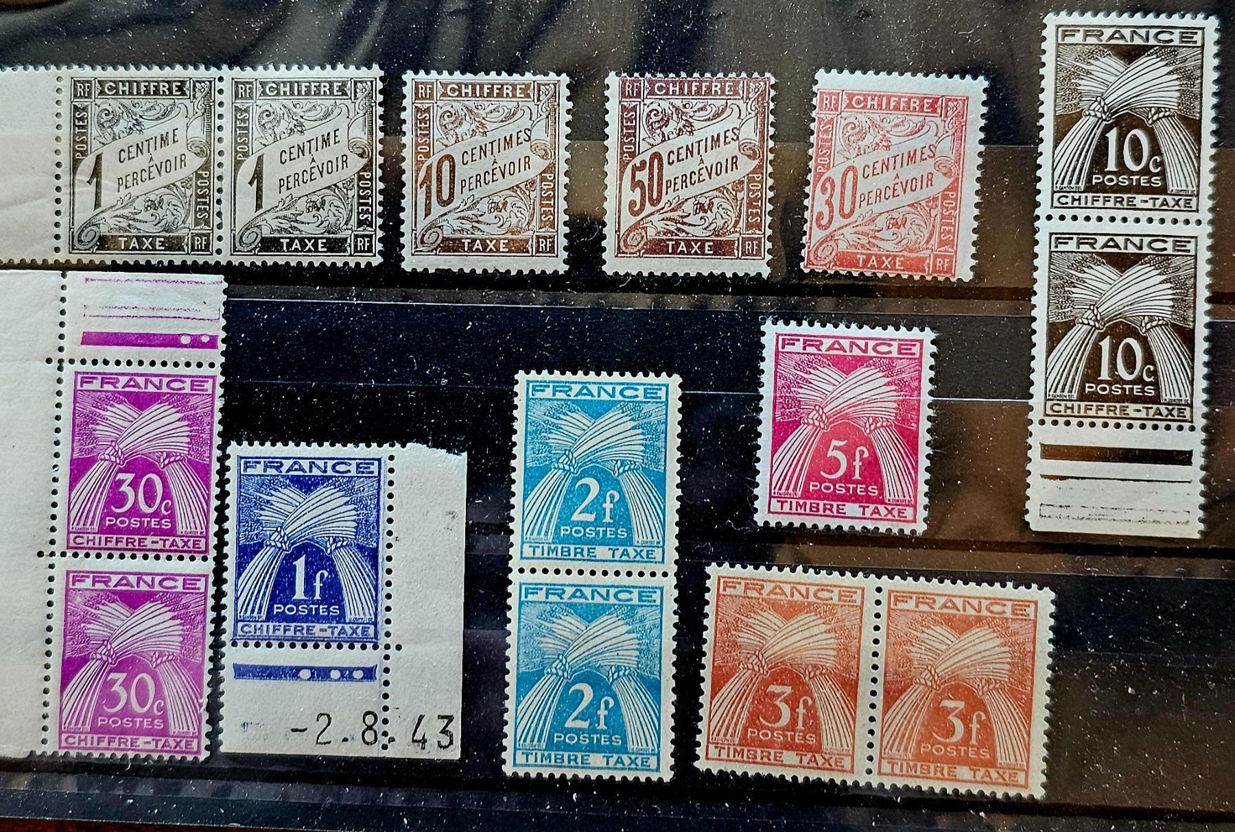Alle Briefmarken: FRANCE timbres-taxe ** – Neu (gemäss Beschreibung) aus Les Valettes von Nuba1