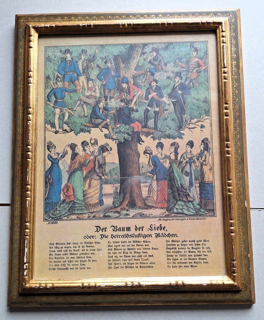 Posters & Illustrations: Karikatur: Baum der Liebe – D'occasion à Alpnach Dorf par MZ001