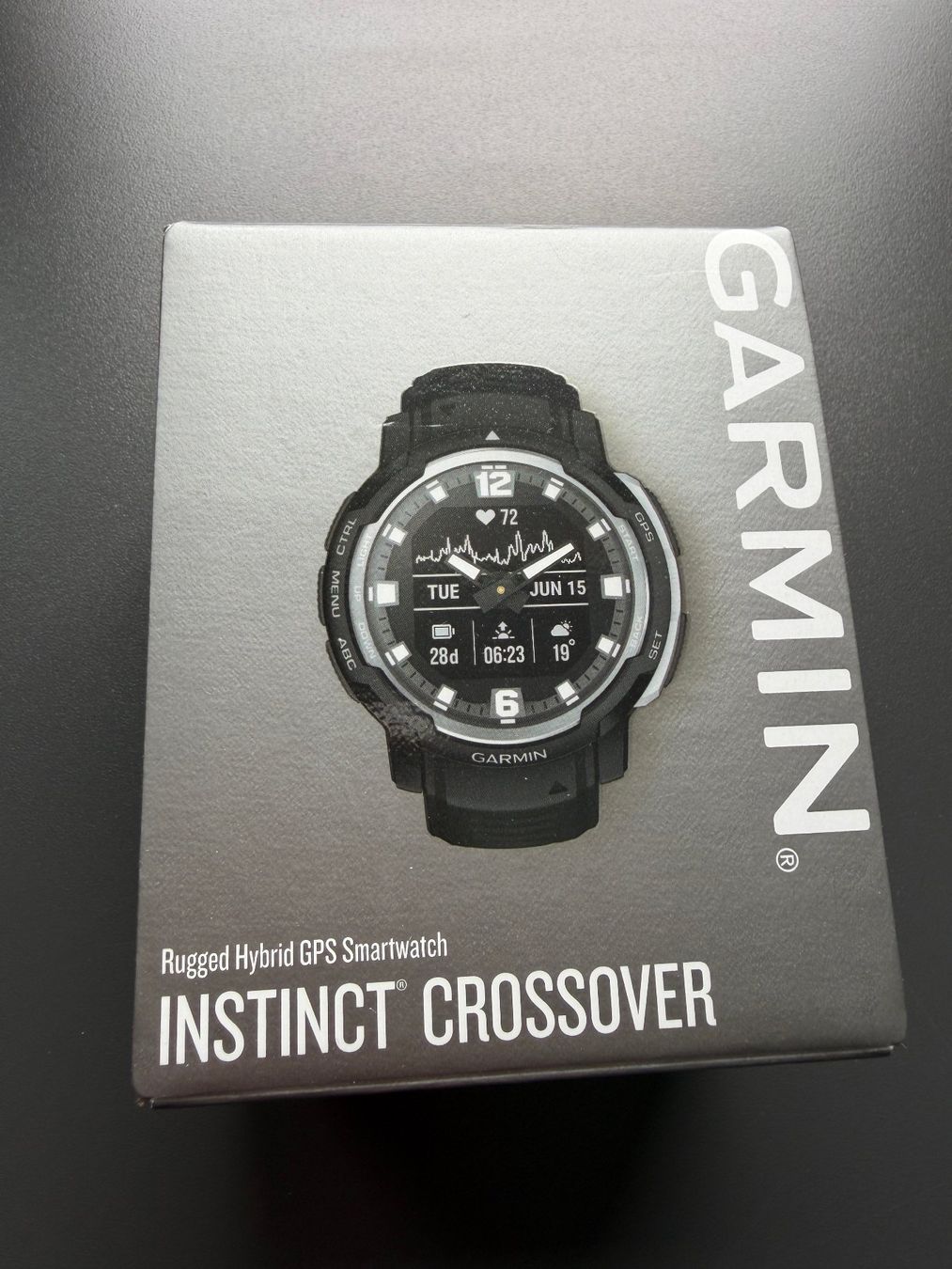 Garmin Smartwatch: Garmin Instinct Crossover - Standart Edition – Usato da Besazio venduto da fh18