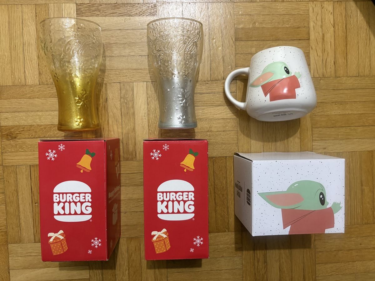 Tassen: Burger King Gläser und Tasse neu – Neu (gemäss Beschreibung) aus Zürich von R4diant