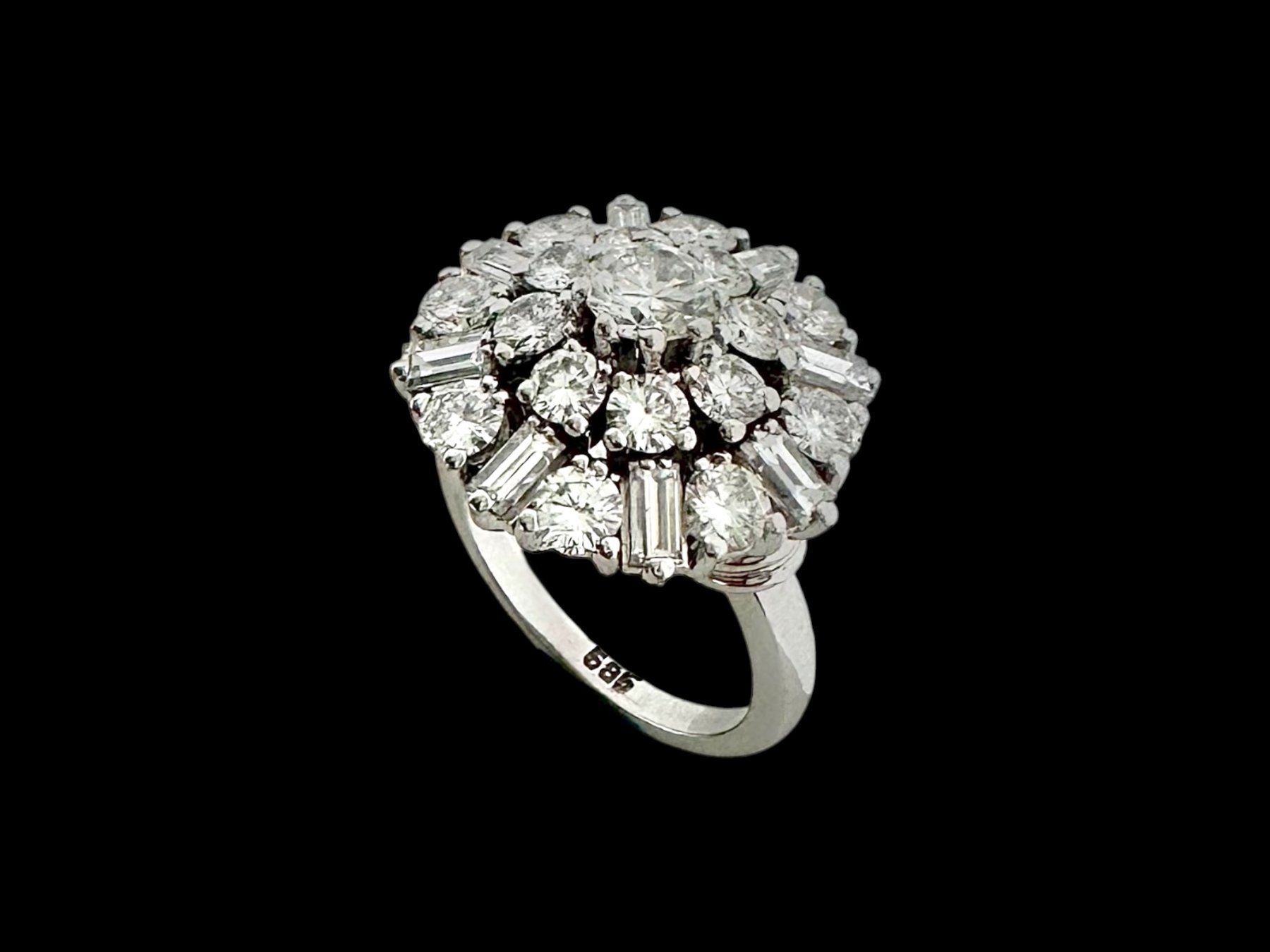 Anelli: Prächtiger Diamant - Cocktailring, ca. 3.76 ct H/VS – Usato da Zuzwil SG venduto da artimmo 2