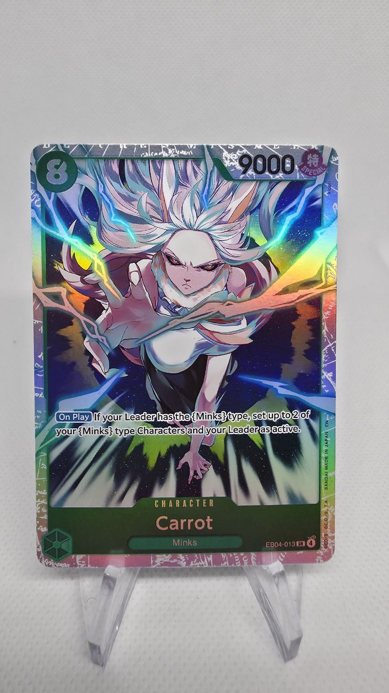 Bandai Carte collezionabili: One Piece Card Game Carrot EB04-013 – Nuovo (secondo la descrizione) da Sirnach venduto da Halk_TCG