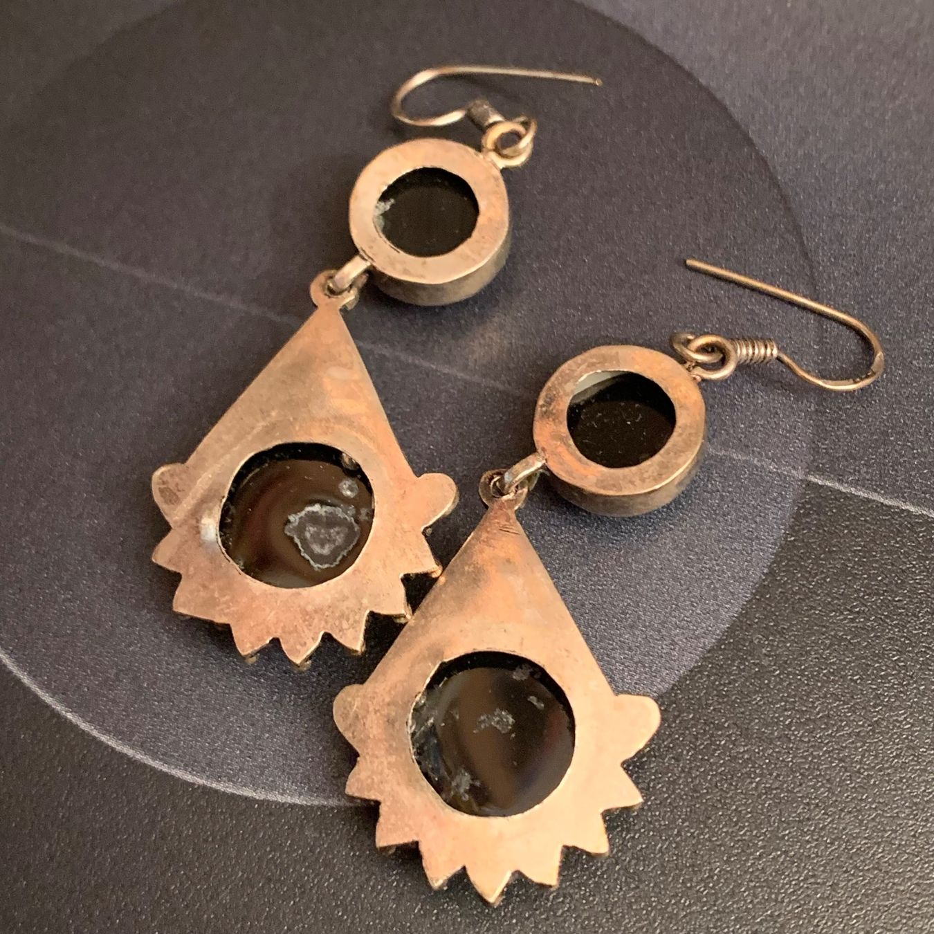 Orecchini pendenti & Orecchini a lobo: Schwarze Ohrringe, Ethno Look, Vintage Stil – Nuovo e nell'imballaggio originale da Hinteregg venduto da GARANTA 1