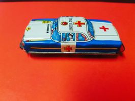 Nomura TN, 6544, ambulance, en tôle vintage, made in Japan