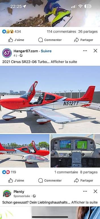 Modellismo RC: Cirrus SR20 hangar 9 246cm 12S – Usato da Veyrier venduto da F000r 4