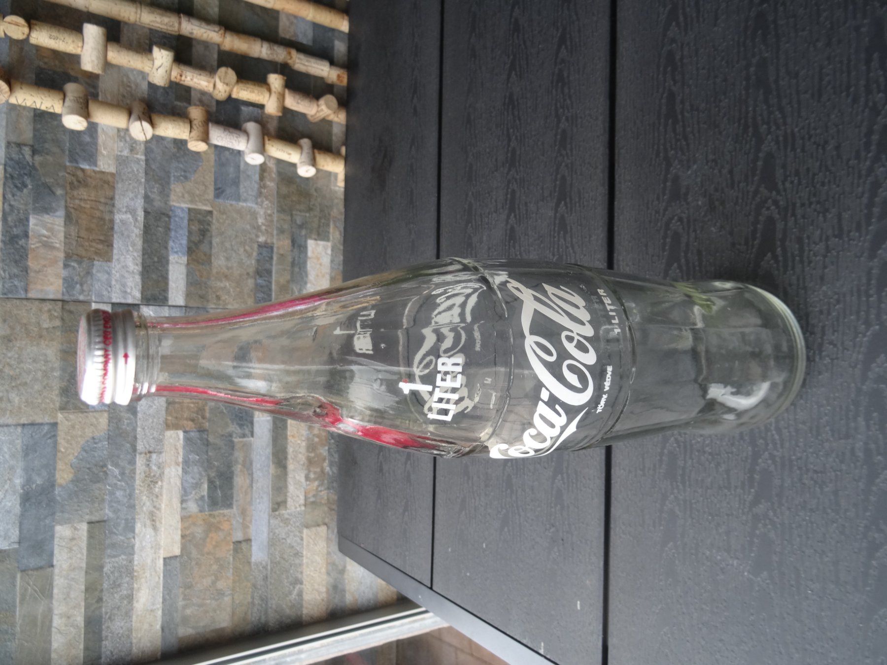 Coca-Cola Sonstiges Geschirr & Gläser: Coca-Cola Flasche 1 Liter leer mit Deckel 90 – Gebraucht aus Ehrendingen von CHMEX 3