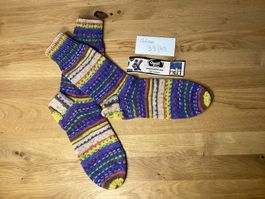 Handgestrickte Hundertwasser Socken NEUSTE Kollektion 4