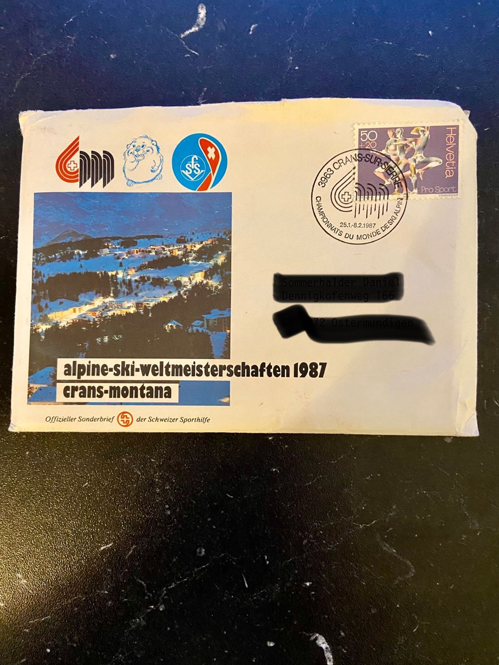 Autografi: Autogramme Crans Montana Ski WM 1987 – Usato da Einigen venduto da Scbdaenu