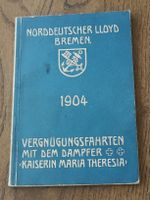 Broschüre Norddeutscher LLoyd Bremen Dampfer Kaiserin Maria