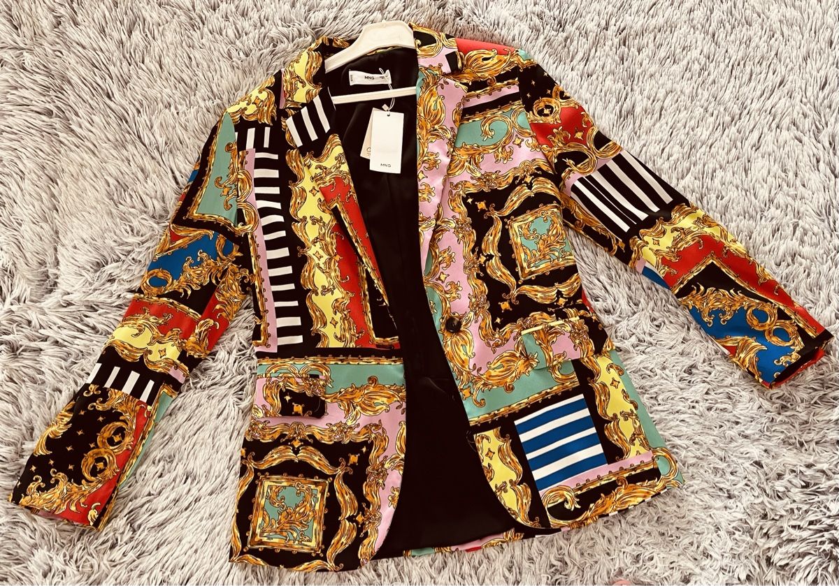 Mango Giacche: MANGO blazer jacket Stil goldene versace  M – Nuovo (secondo la descrizione) da Buchs SG venduto da ViccaArt