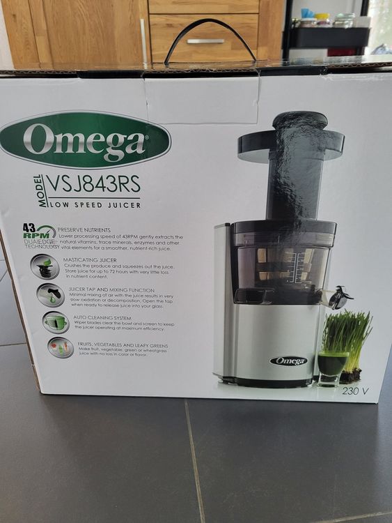 Omega Juicers VSJ843 komplett in Originalverpackung Kaufen auf Ricardo