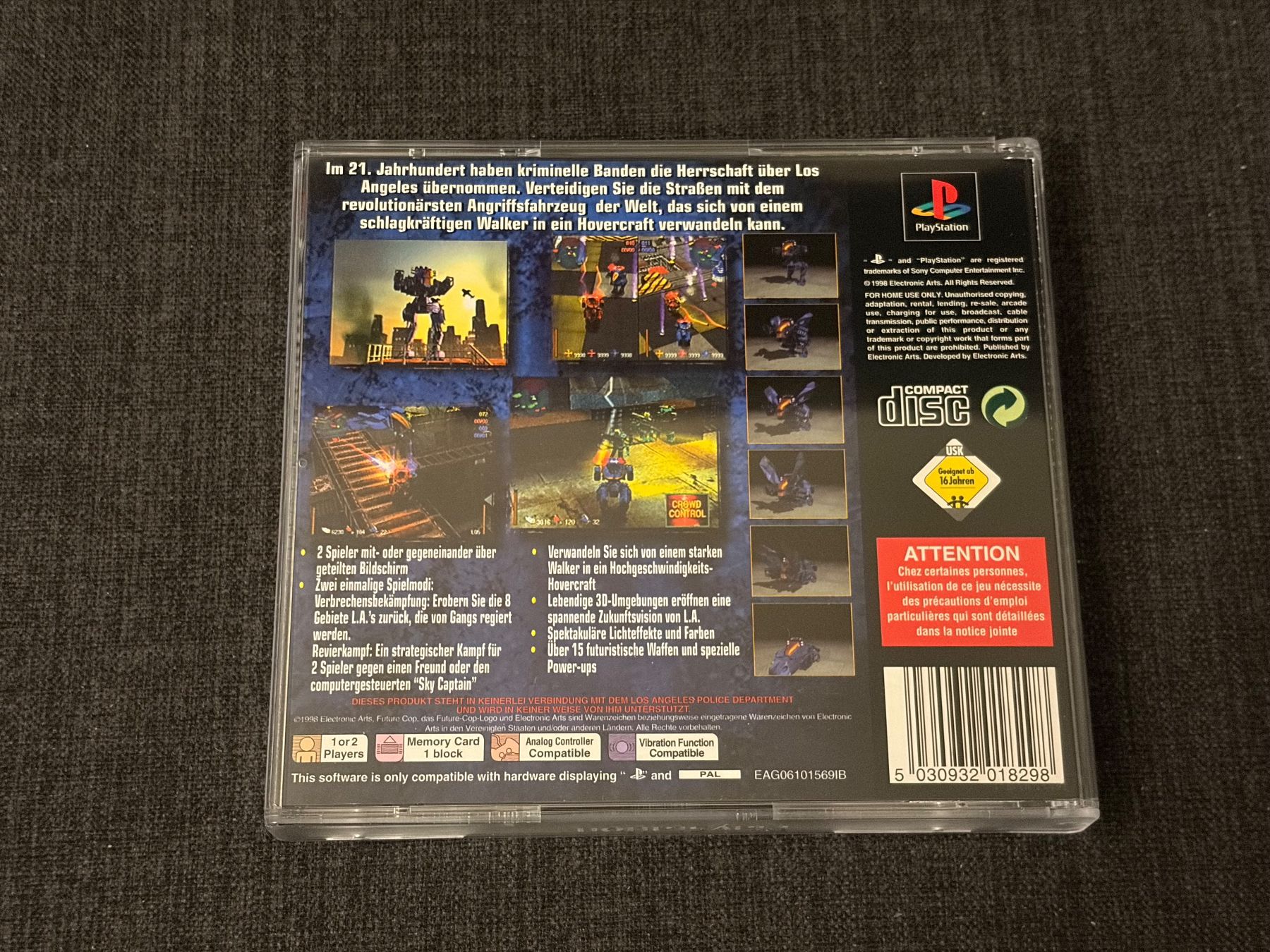 Sony Giochi: PS1 Future Cop L.A.P.D. – Usato da Kloten venduto da Kein_Benutzer_Name 2