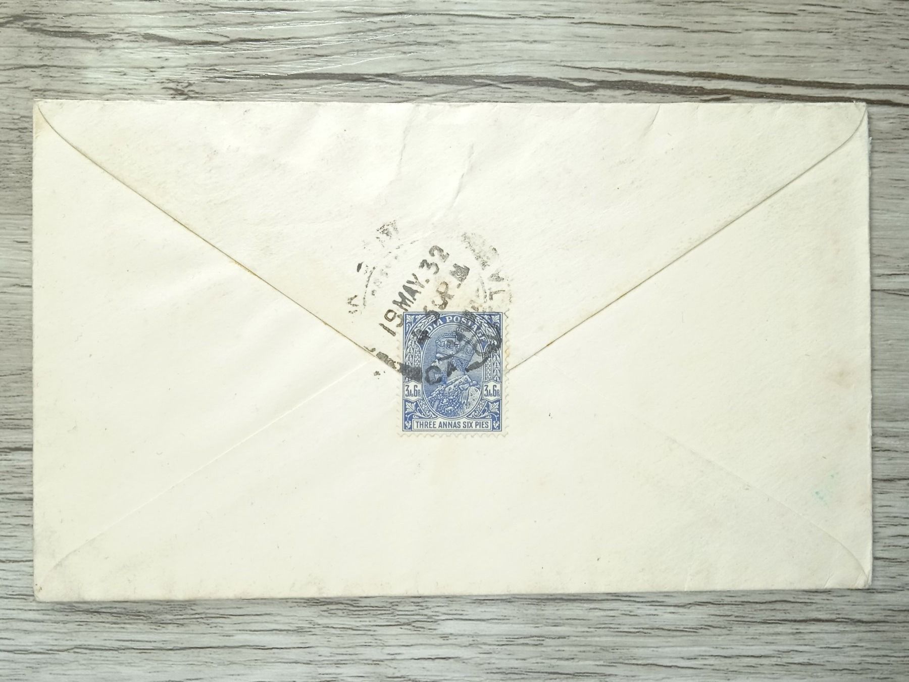Tutti i francobolli: TR80 Enveloppe + Timbre Inde 1932 – Usato da Cousset venduto da Patrick_Collections