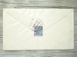 TR80 Enveloppe + Timbre Inde 1932