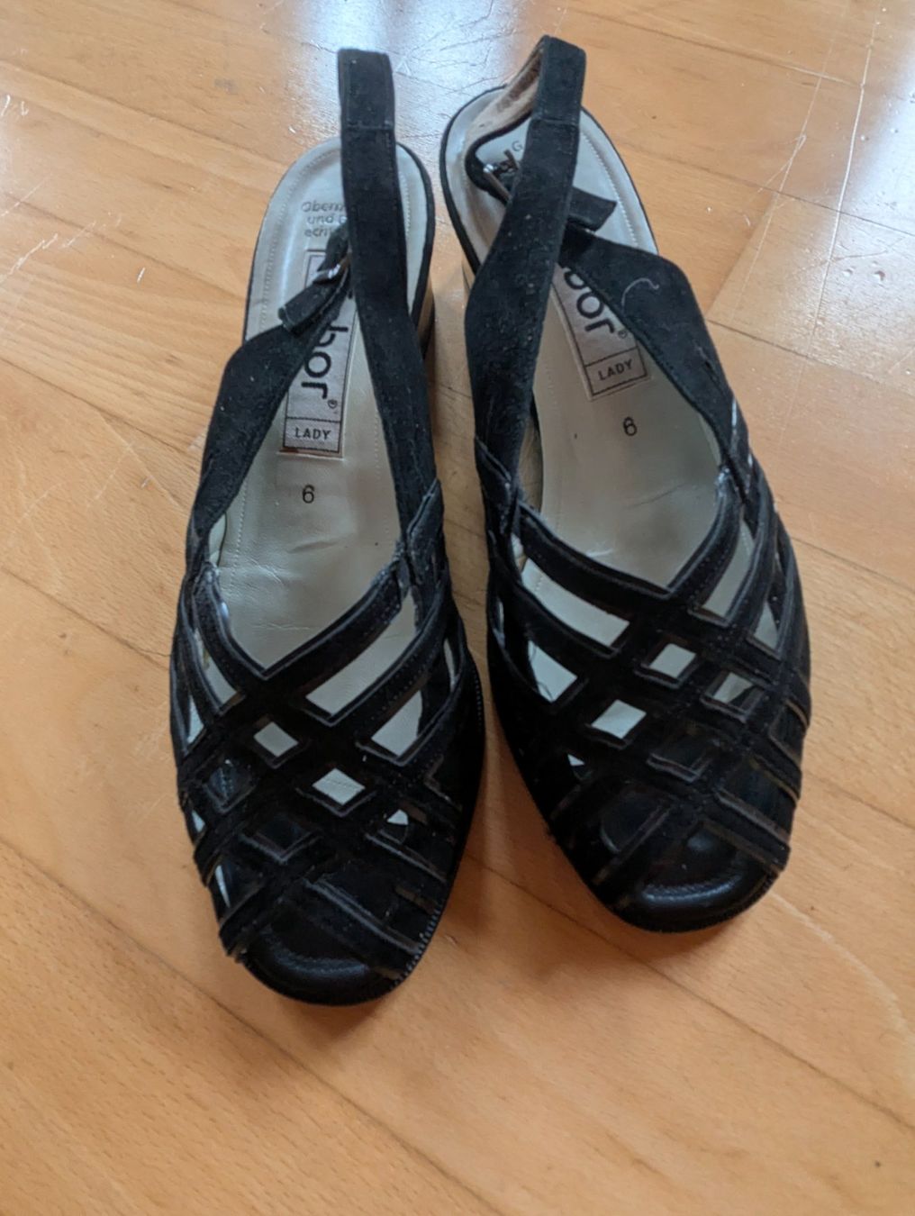 Gabor Scarpe da donna: Damenschuhe Gabor, col.schwarz, Leder – Usato da Unterengstringen venduto da Olifant4