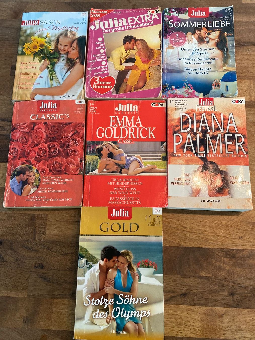 Bücher: 7 Bücher, 20 Liebensgeschichten Julia – Gebraucht aus Malters von Basteln 1