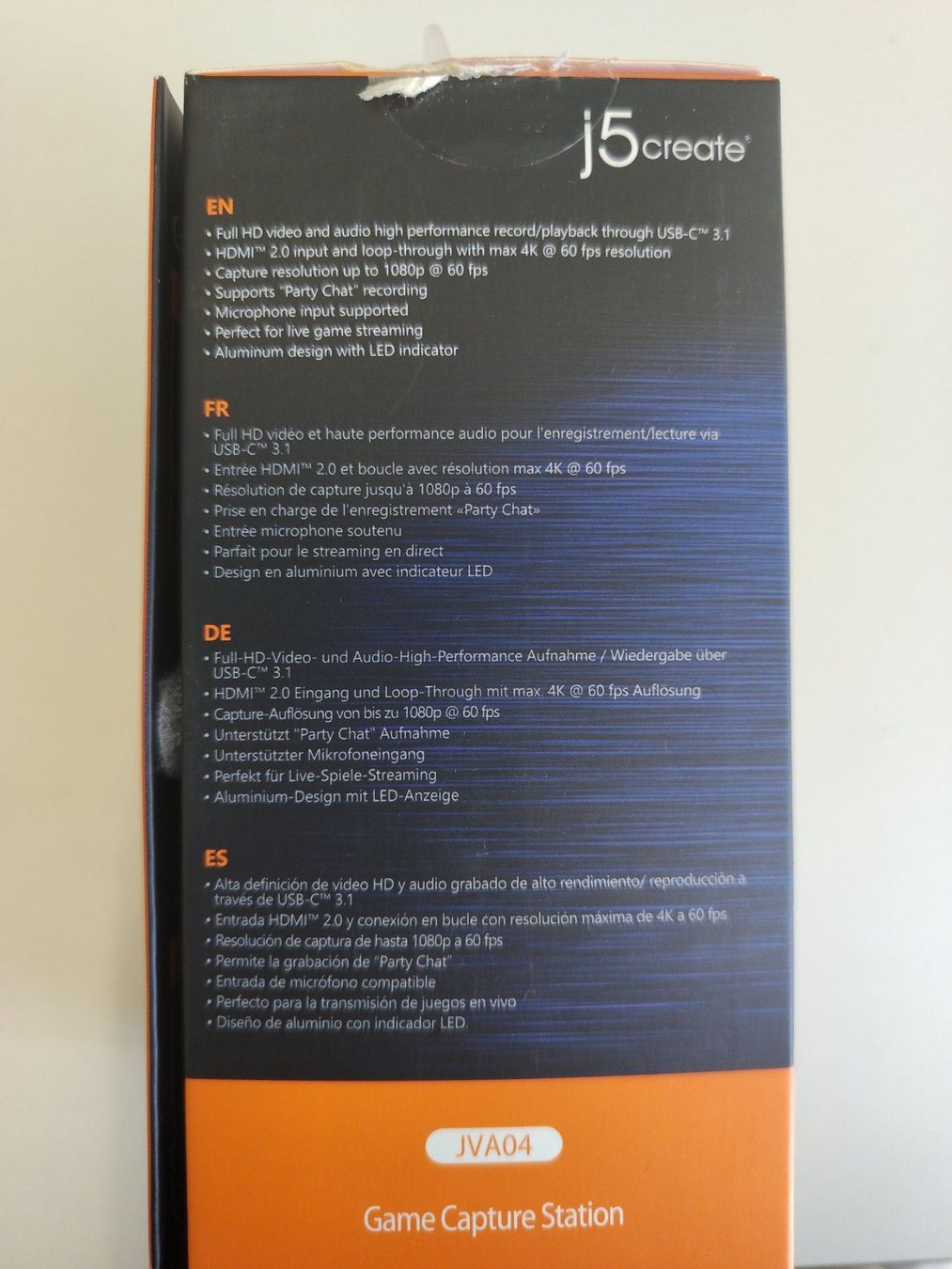 Lettore multimediale & Streamer: Game capture station j5create JVA04 4K UHD état neuf – Nuovo e nell'imballaggio originale da Plagne venduto da gigi204 3