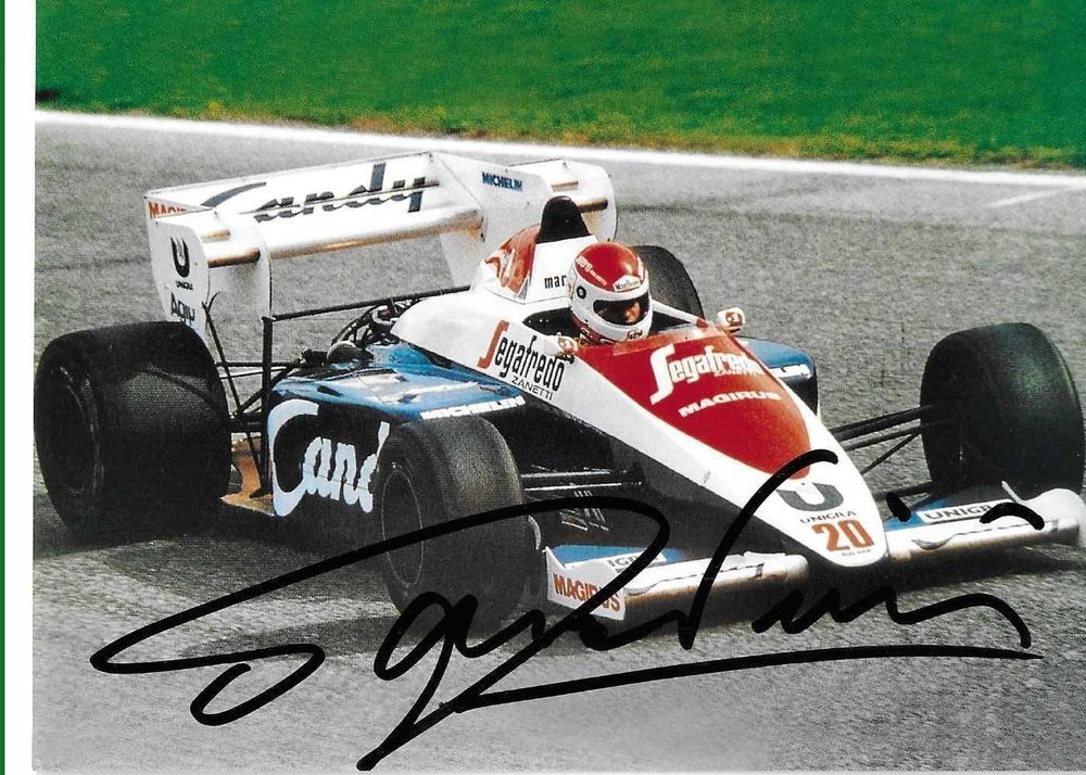 Martini, Toleman 1984 original signiert! Kaufen auf Ricardo