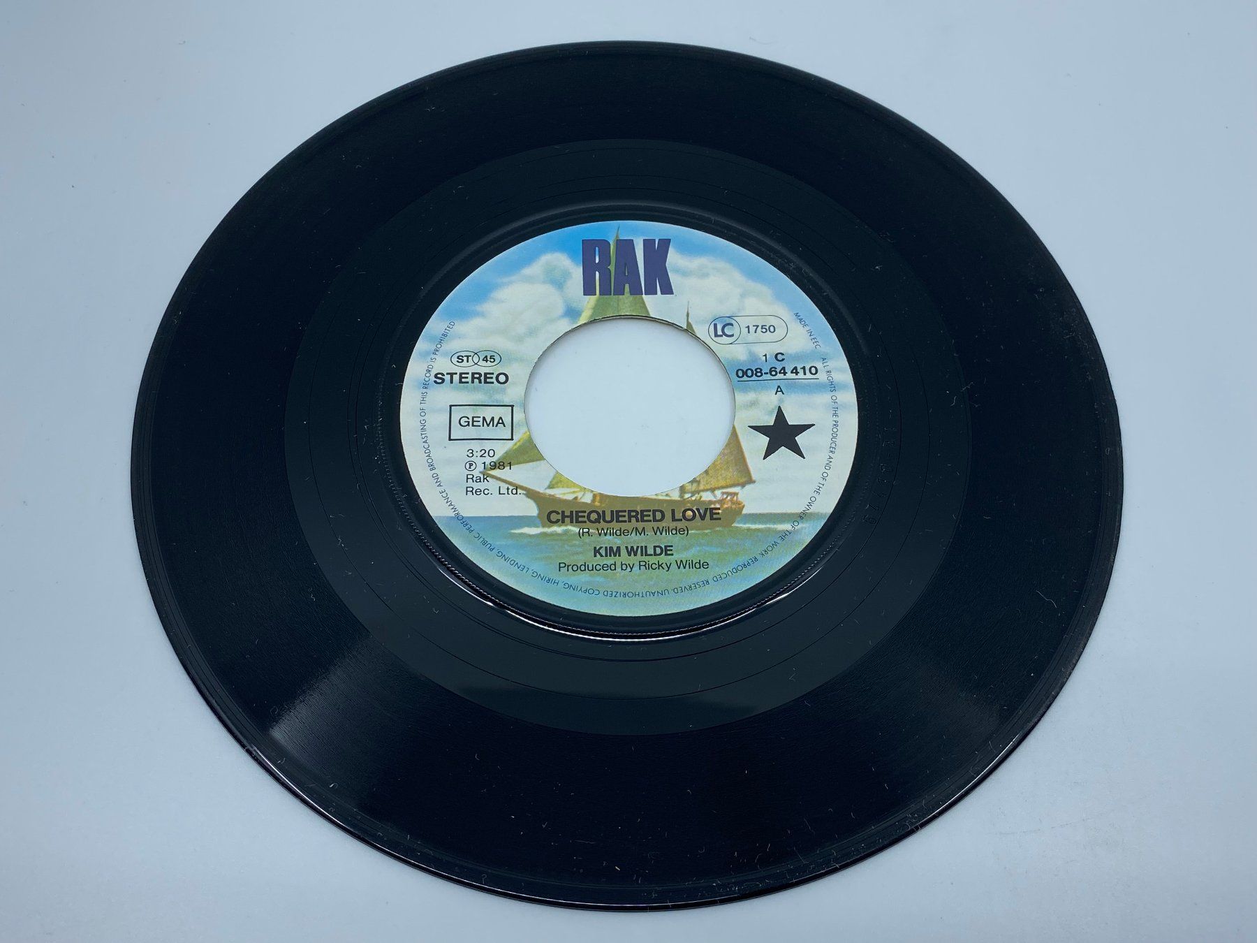 Schallplatten: Kim Wilde - Chequered Love und Shane – Gebraucht aus Langwiesen von Restposten-24 3