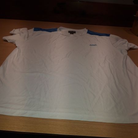 3 Funktionsshirt/Sportshirt weiss mit blau,weiss mit rotXXXL